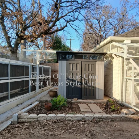 Catios of Texas Rook Nook Catio white